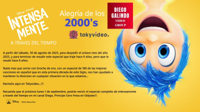 Intensamente a través del tiempo - Alegría de los 2000's