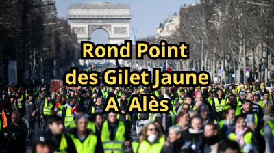 Rond Point des Gilet Jaune A Alès