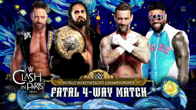 Seth Rollins vs CM Punk vs Jey Uso vs L.A.Knight