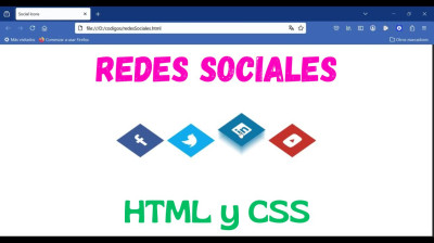 Cómo crear botones sociales animados con HTML y CSS - Web development
